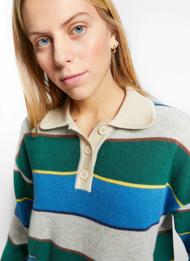 Pull Col Polo Wishes | Vert