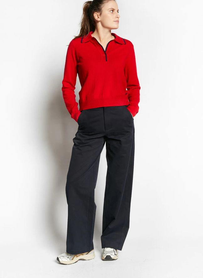 Pull Col Polo Winner | Rouge