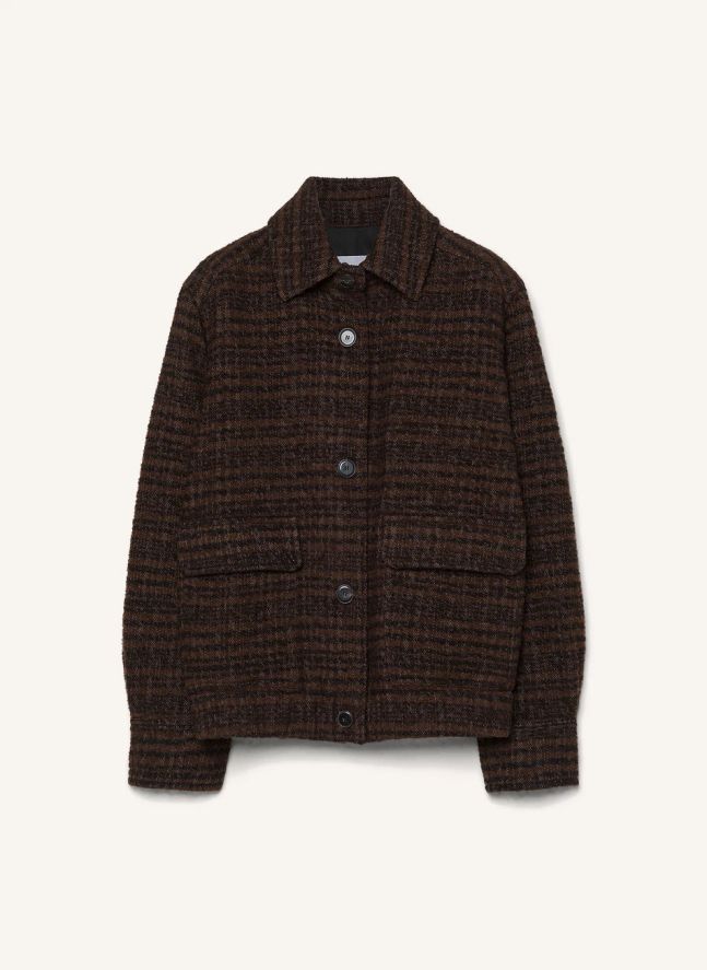 Veste Coton et Laine | Chocolat