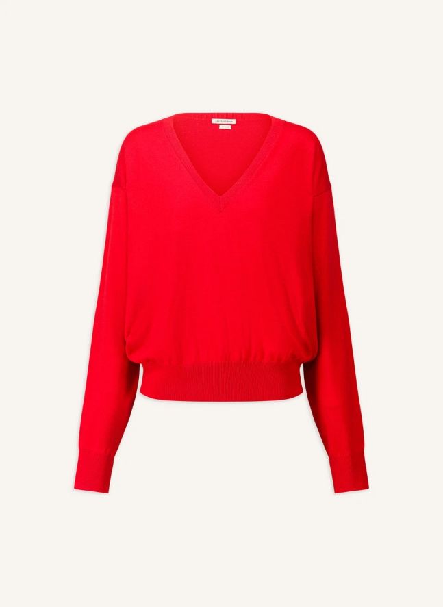 Pull Cuba Laine | Rouge