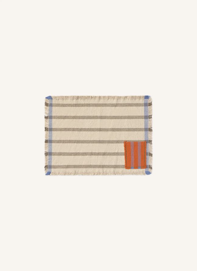 Sets de Table avec Poche - Set de 2 | Ecru