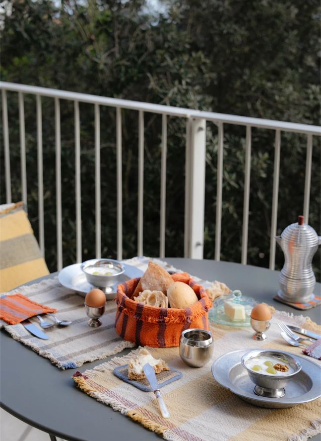 Sets de Table avec Poche - Set de 2 | Ecru