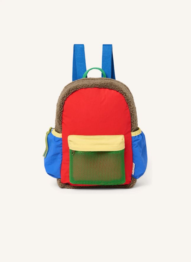 Sac à dos patchwork | Rouge