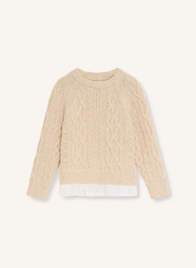 Pull Echo Laine | Beige