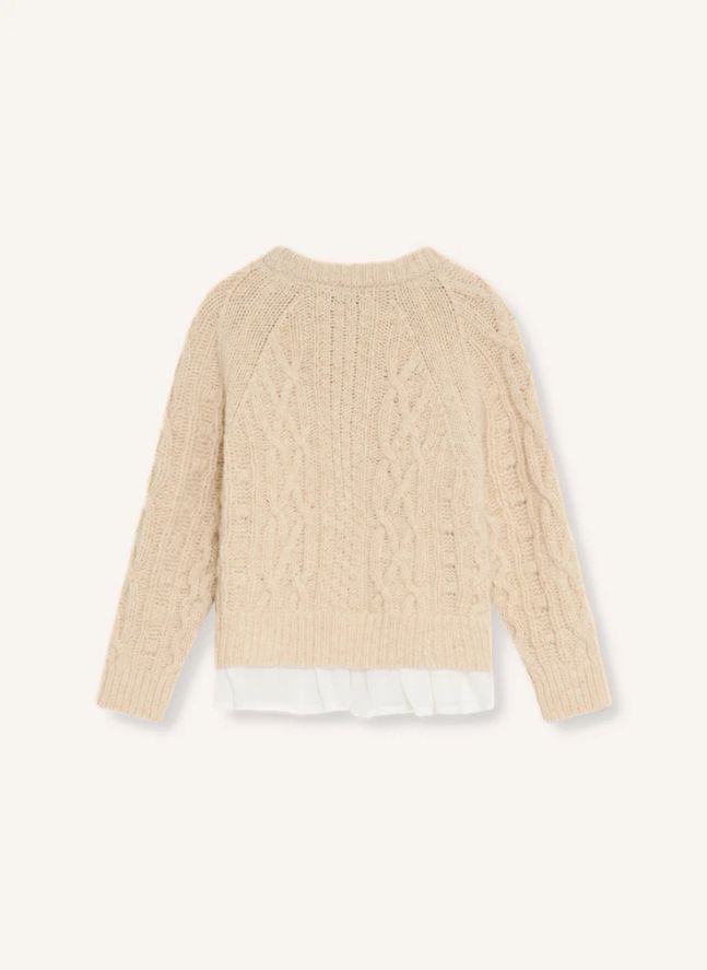 Pull Echo Laine | Beige