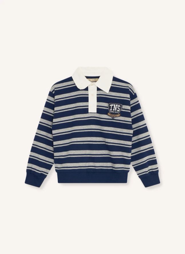 Polo Glowee Rayé | Bleu marine