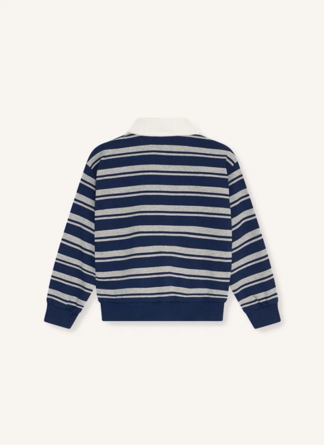 Polo Glowee Rayé | Bleu marine