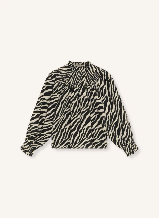 Blouse Zephyr Zèbre | Noir