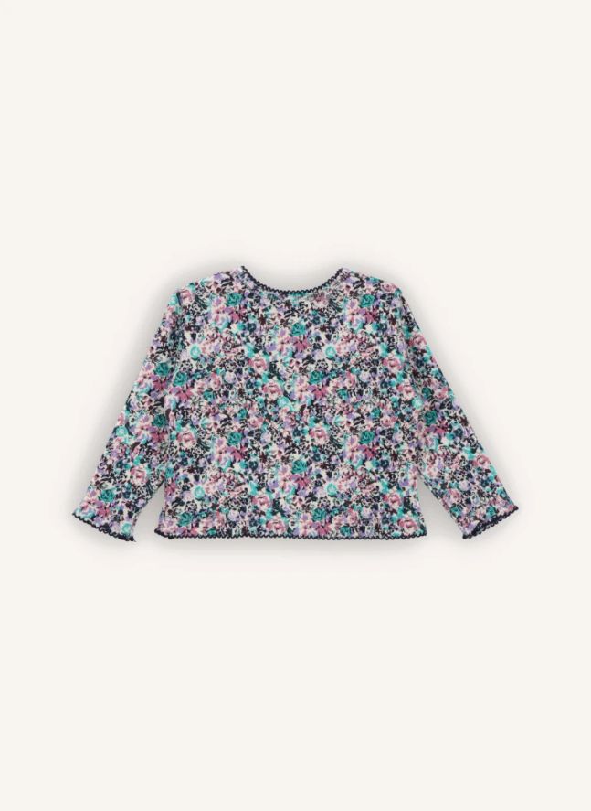 T-shirt The New Society Fleuri Bébé | Rose