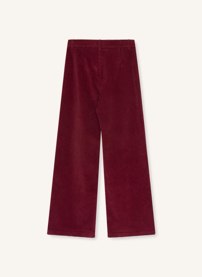 Pantalon Ines Coton | Rouge