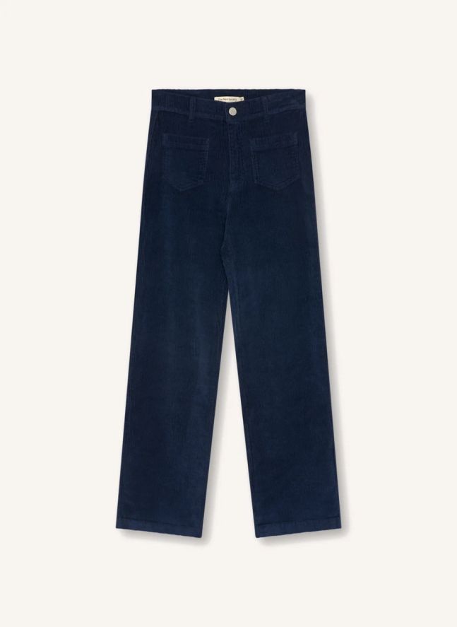 Pantalon Ines Velours | Bleu nuit