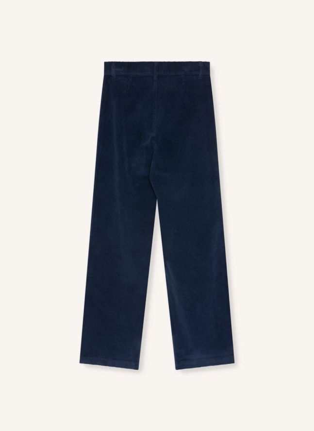 Pantalon Ines Velours | Bleu nuit