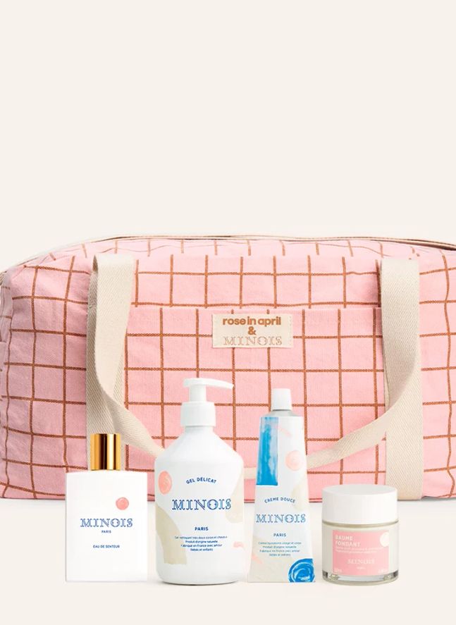 Mama Bag set, Minois x Rose en abril 