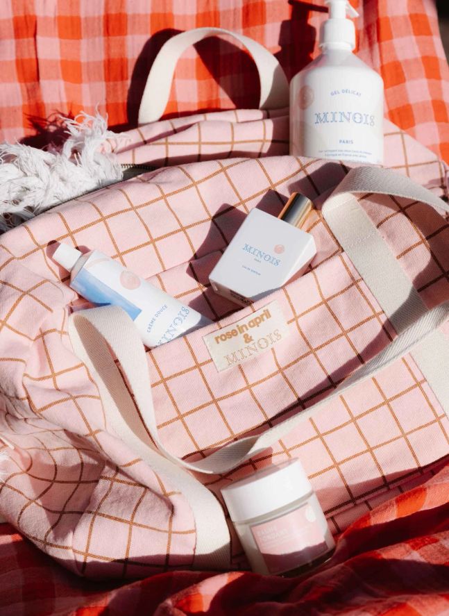 Mama Bag set, Minois x Rose en abril 