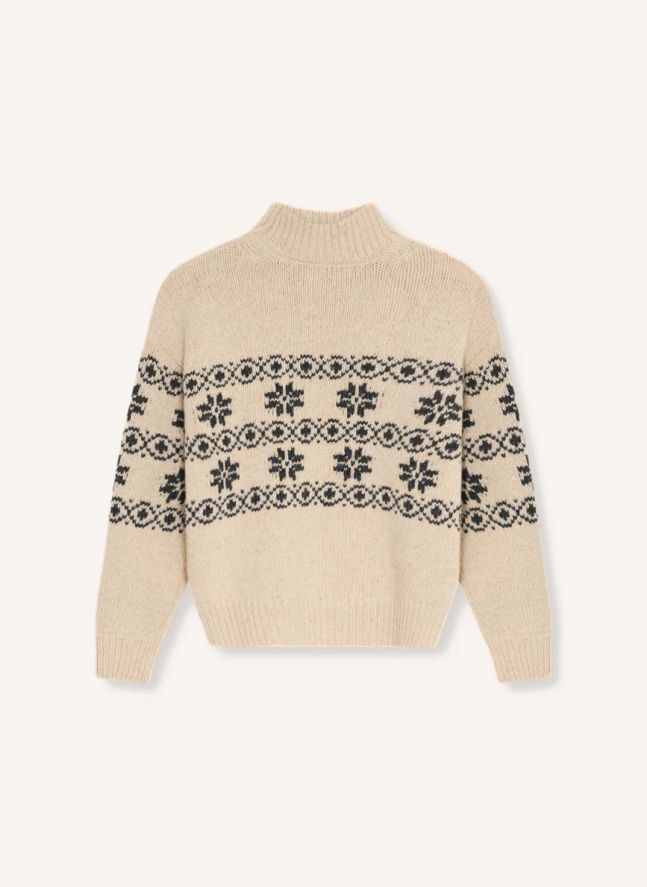 Pull Lilo Jacquard | Crème