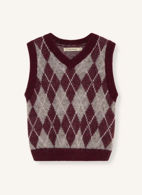 Pull Sans Manches Dune | Bordeaux