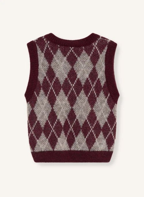 Pull Sans Manches Dune | Bordeaux
