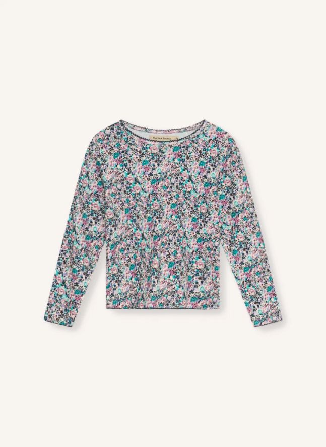 T-shirt The New Society Fleuri | Rose