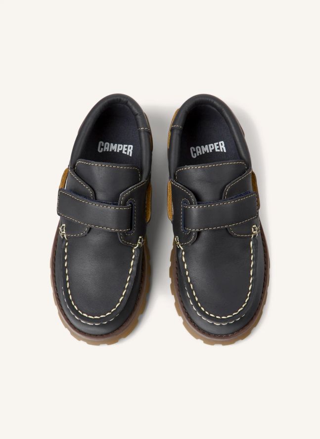 Chaussures Bateau Scratchs Compas | Bleu foncé