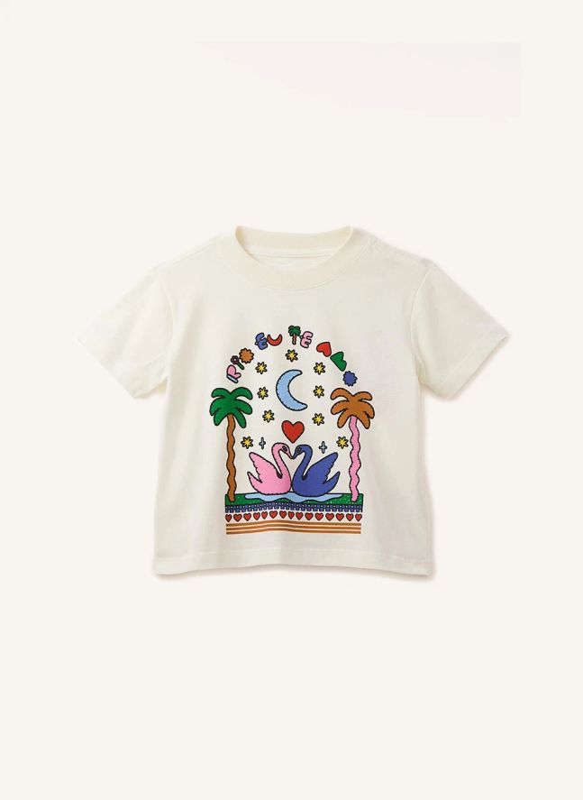 T-shirt Cygnes | Blanc