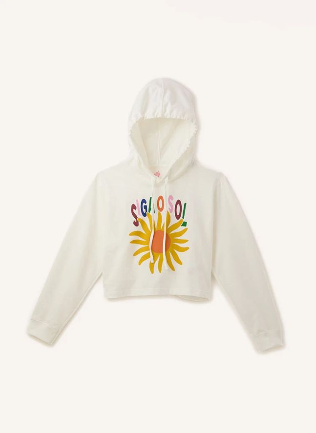 Sweat Siga O Sol | Blanc
