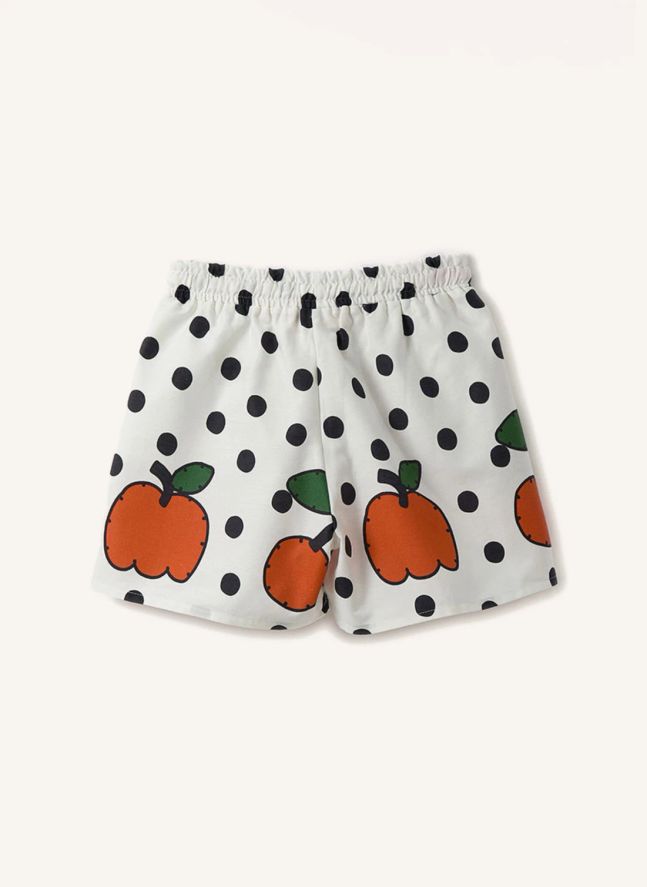 Short Cerises | Blanc