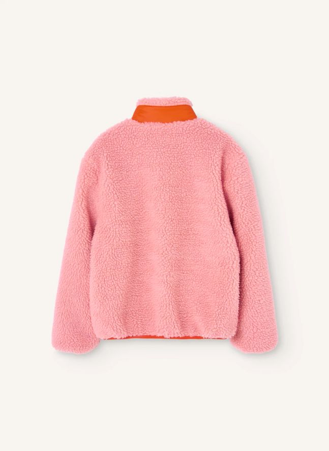 Veste Façon Sherpa Shrew | Rose