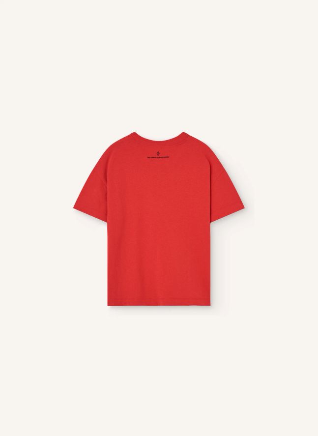 T-shirt Dunker A Coton Bio | Rouge