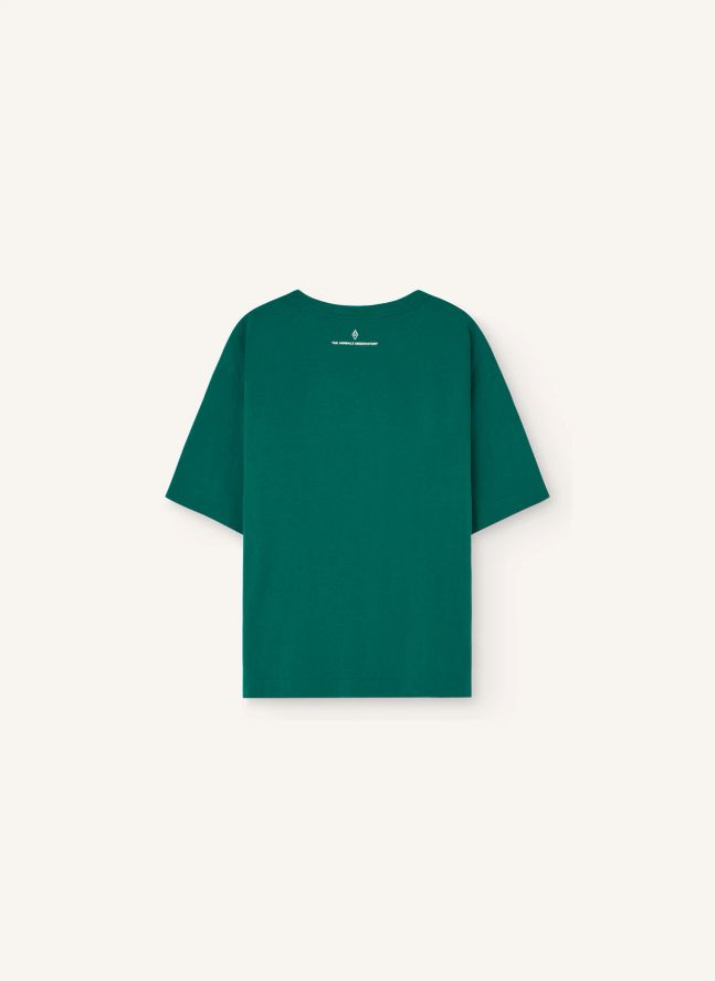 T-shirt Collie Fusée Coton Bio | Vert