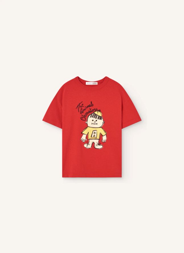 T-shirt Dunker A Coton Bio | Rouge