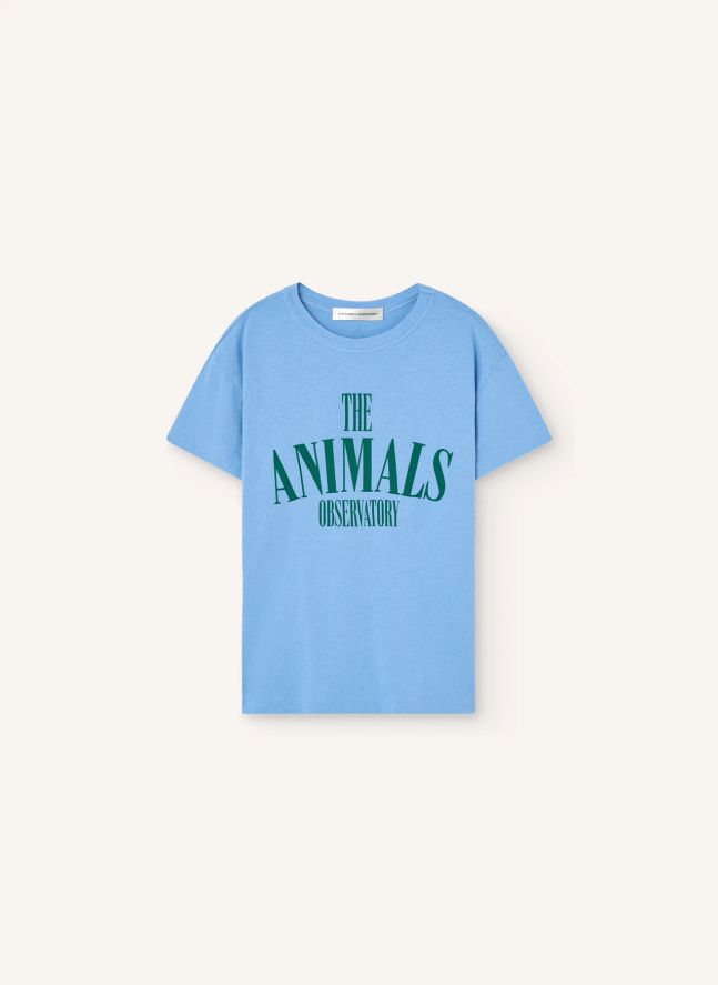 T-shirt Pupfish The Animals Observatory Coton Bio | Bleu ciel