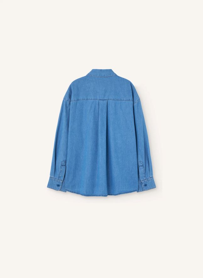 Chemise Wolf Denim | Bleu