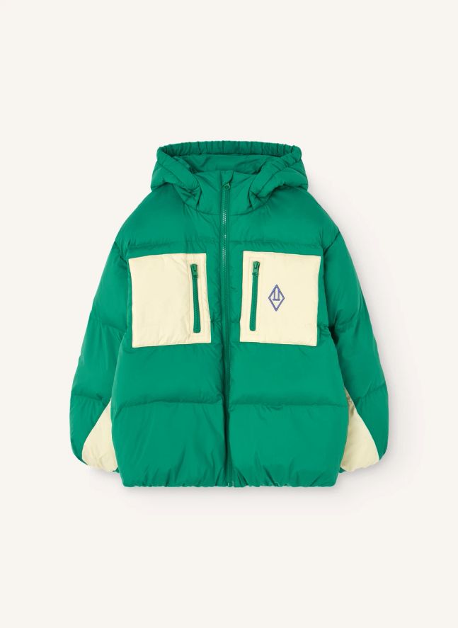 Doudoune Roadrunner Colorblock Fibres Recyclées | Vert