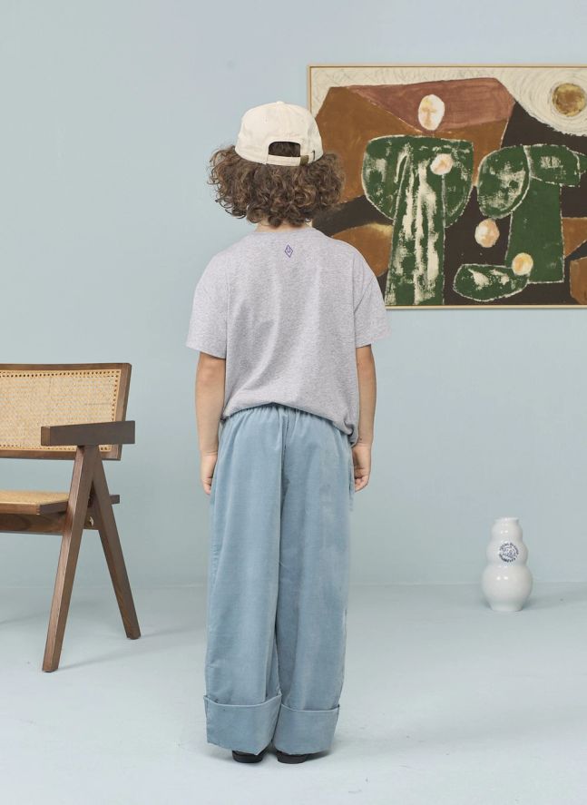 T-shirt Pupfish The Animals Observatory Coton Bio | Gris chiné