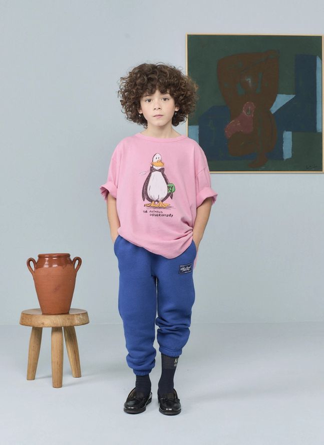 T-shirt Collie Coton Bio | Rose