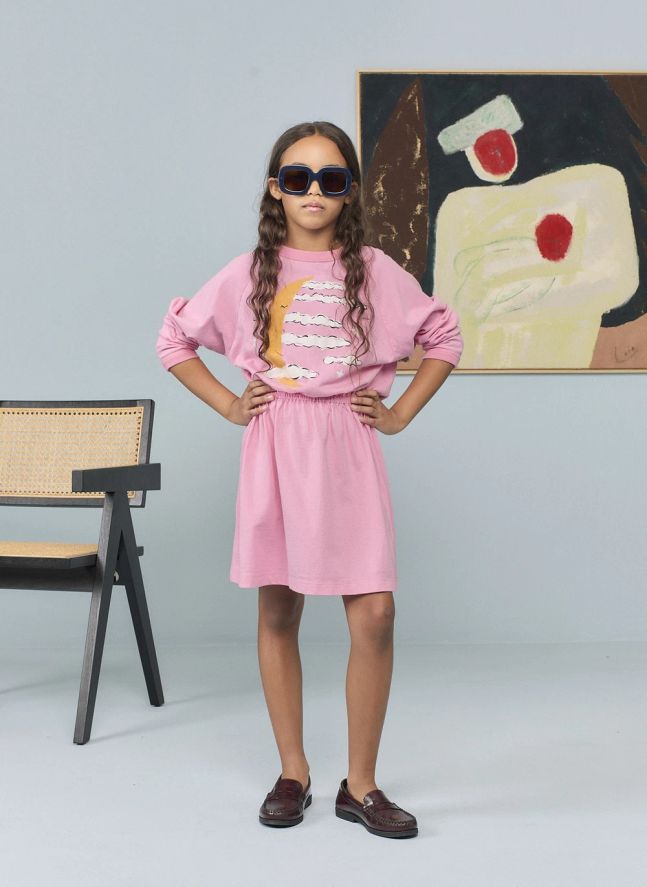 Robe Basset Coton Bio | Rose