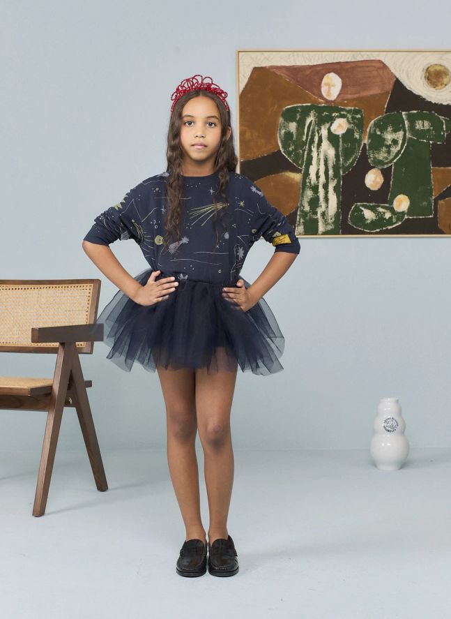 Jupe Doxiepoo Tulle | Bleu marine