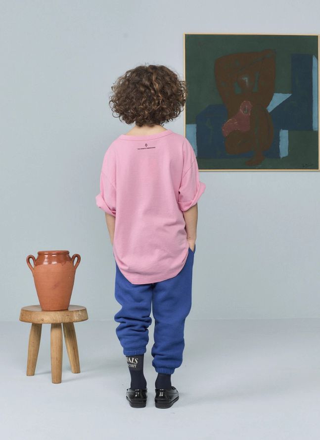 T-shirt Collie Coton Bio | Rose