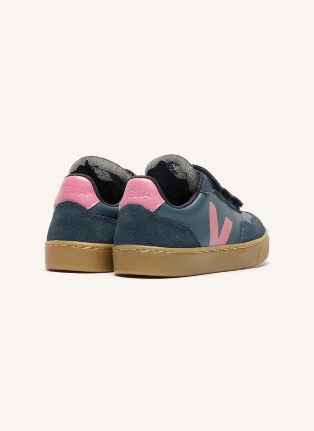 Baskets Scratchs Small V-90 Cuir O.T | Bleu