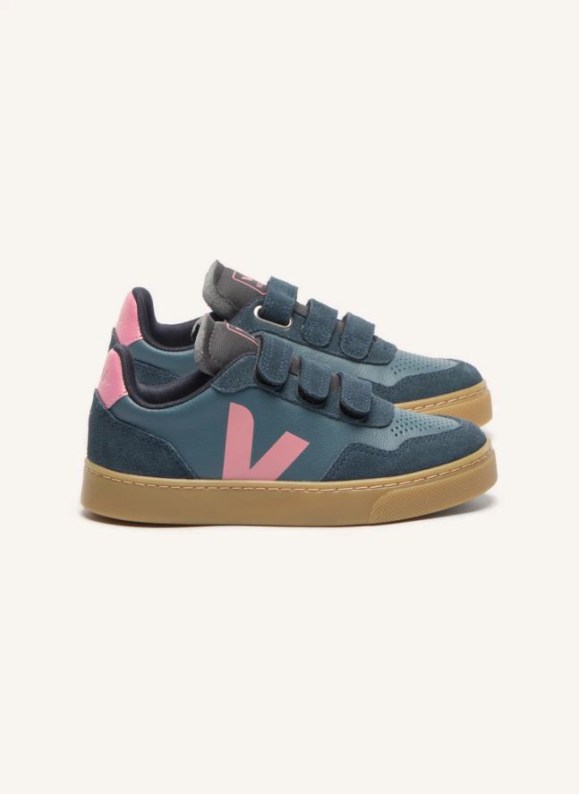 Baskets Scratchs Small V-90 Cuir O.T | Bleu