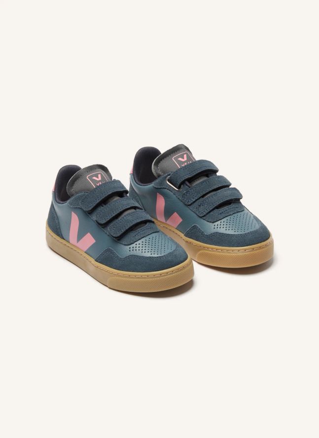 Baskets Scratchs Small V-90 Cuir O.T | Bleu