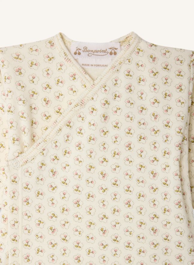 Ensemble Timao Cerises Coton Bio | Ecru
