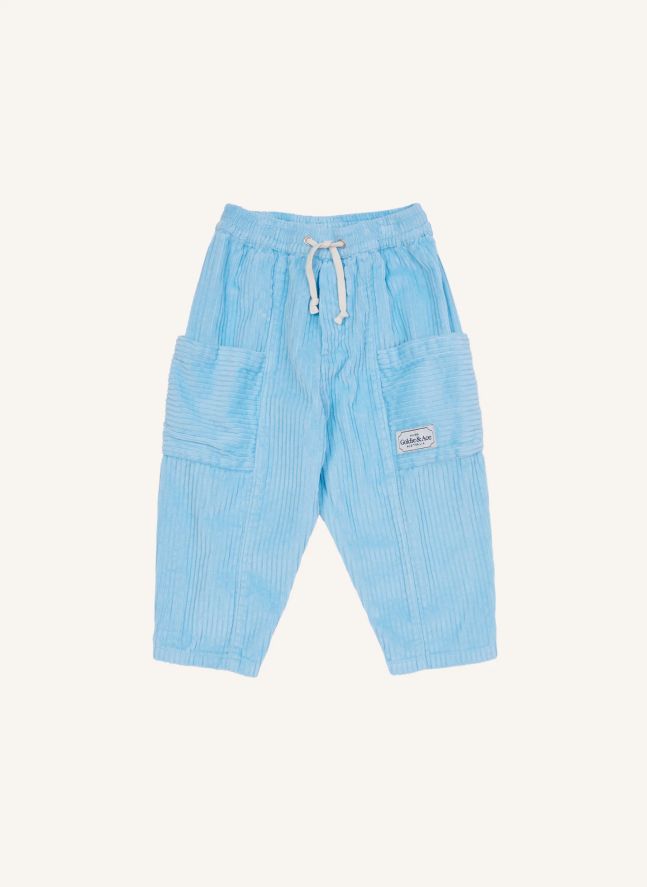 Pantalon Velours Côtelé - Exclusivité Smallable | Bleu ciel