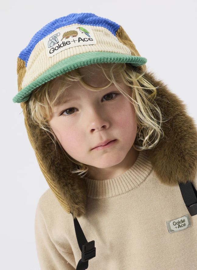 Chapka Velours Côtelé | Camel
