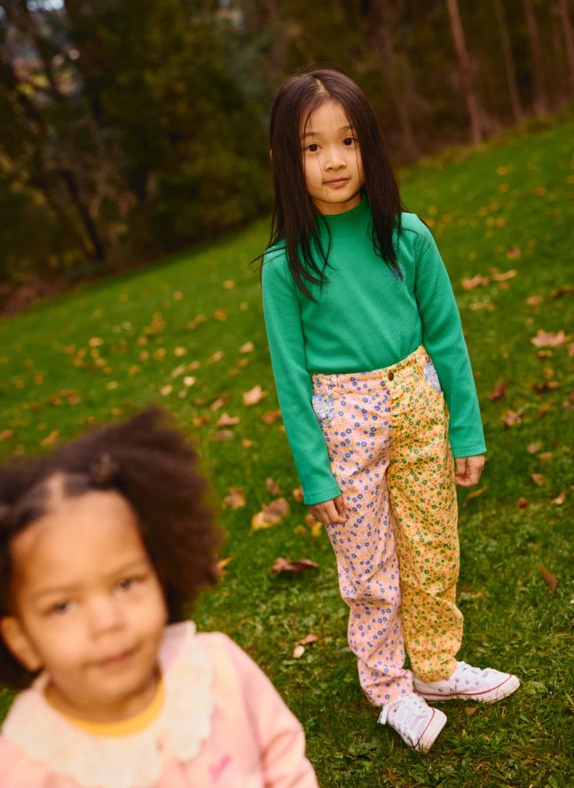 Pantalon Posy Fleuri | Jaune