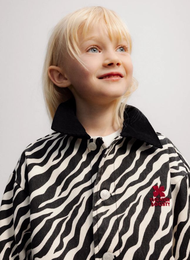 Veste Dakota Zèbre | Noir