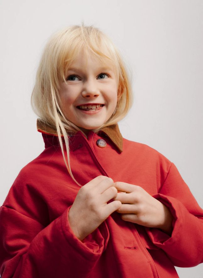 Veste Flint Coton Bio | Rouge
