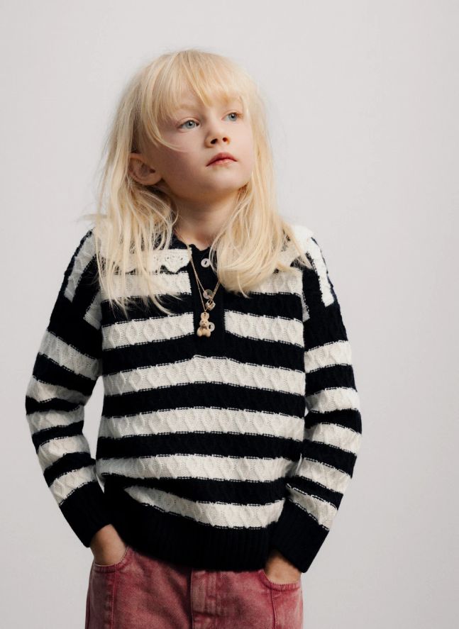 Polo Col Claudine Reverie | Noir