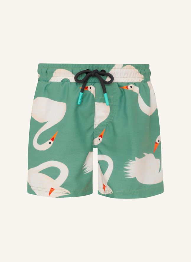 Short de Bain Cygnes | Vert