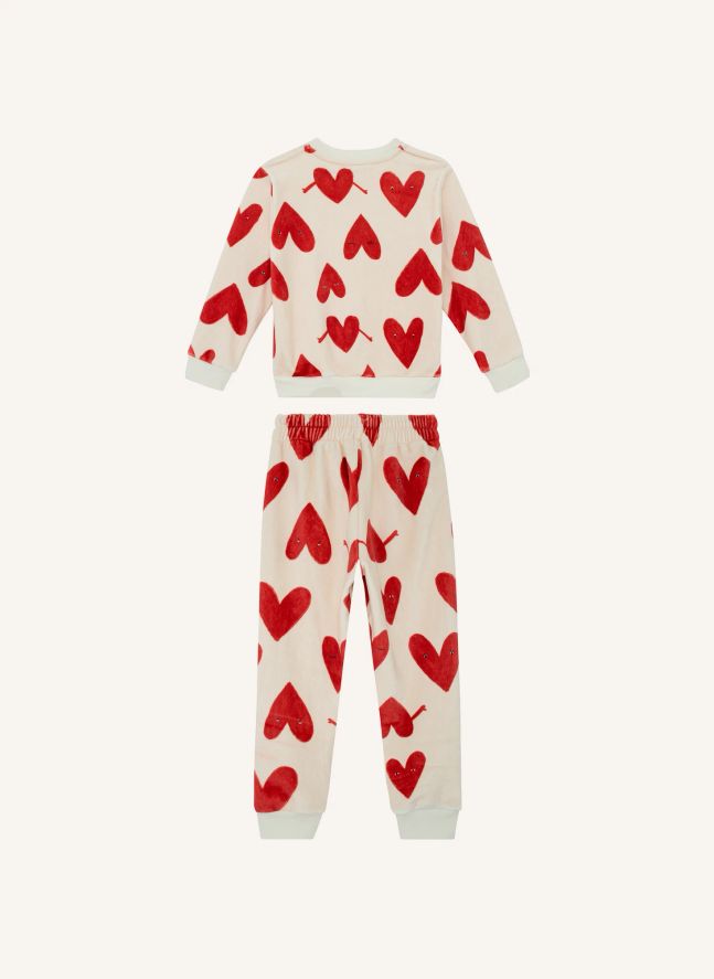 Pyjama Cœurs | Crème